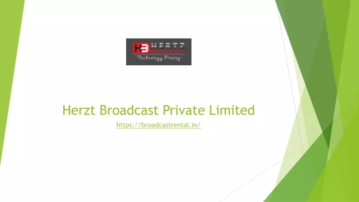 herzt broadcast private limited https