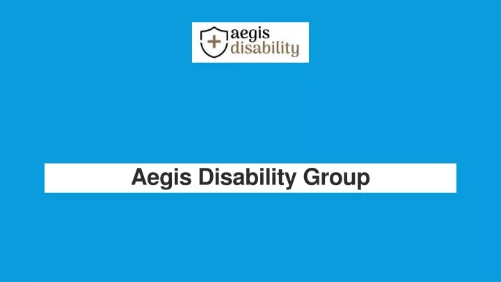aegis disability group