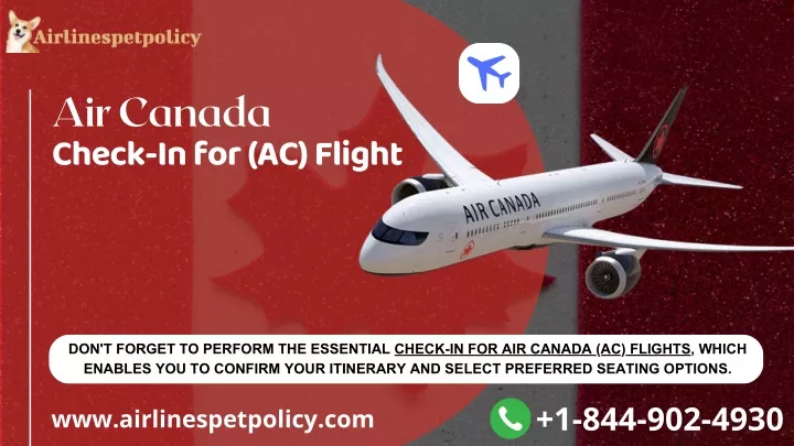air canada check in for ac flight