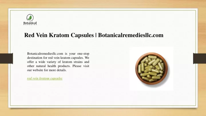 red vein kratom capsules botanicalremediesllc com