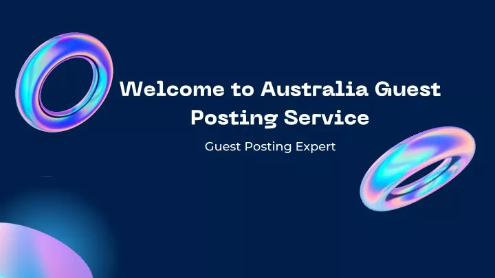 welcome to australia guest posting service