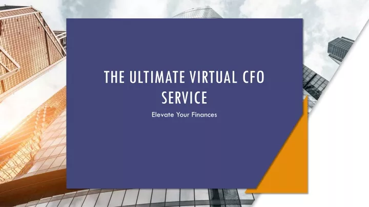 the ultimate virtual cfo service