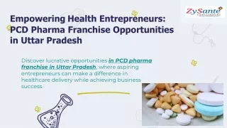 Catalyzing Healthcare Access: PCD Pharma Franchise for a Healthy Uttar Pradesh