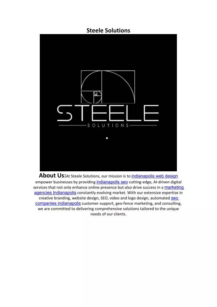 steele solutions