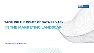 tackling the issues of data privacy