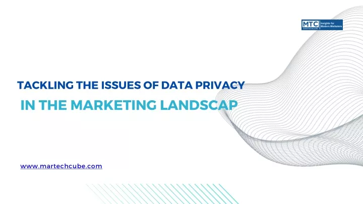 tackling the issues of data privacy