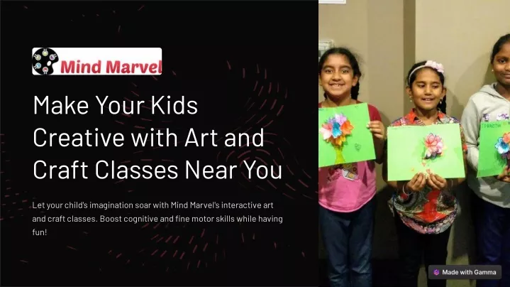 make your kids creative with art and craft