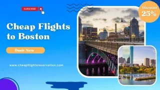 Discover the Best Deals on Cheap Flights to Boston