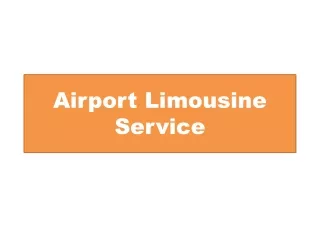airport limousine service