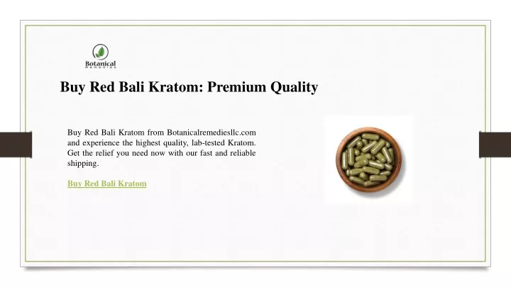 buy red bali kratom premium quality