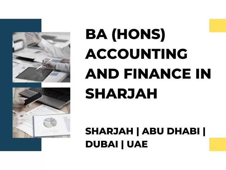 ba hons accounting and finance in sharjah