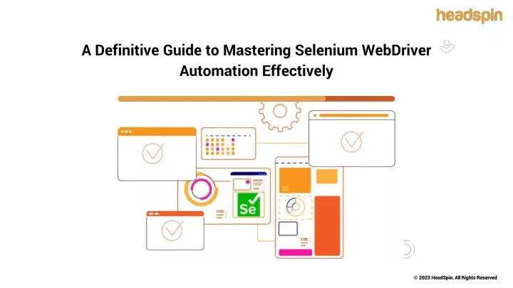 a definitive guide to mastering selenium