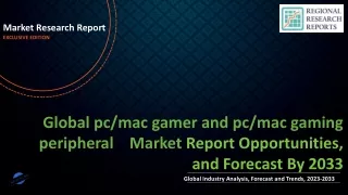 market research report exclusive edition