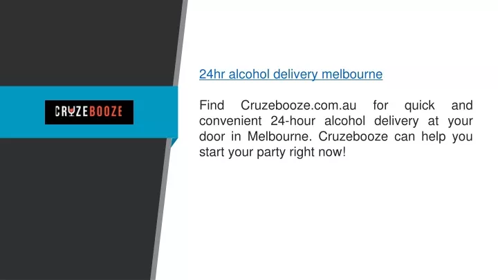 24hr alcohol delivery melbourne find cruzebooze