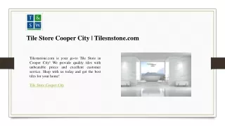 Tile Store Cooper City  Tilesnstone.com