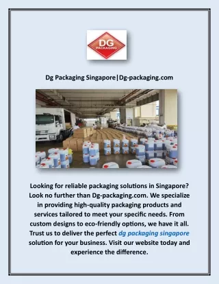 Dg Packaging Singapore