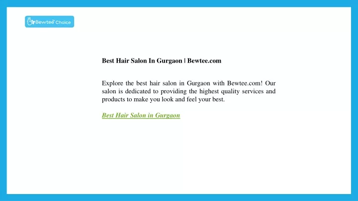 best hair salon in gurgaon bewtee com