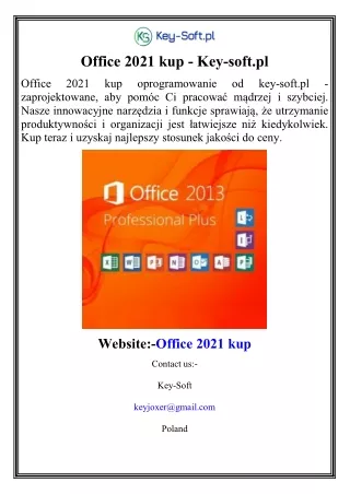 Office 2021 kup - Key-soft.pl