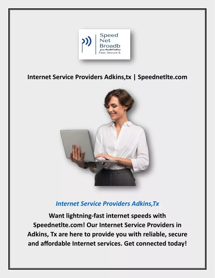 internet service providers adkins tx speednetlte