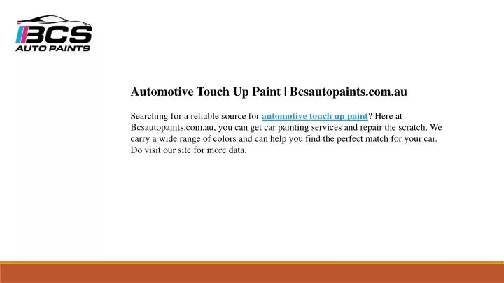 automotive touch up paint bcsautopaints