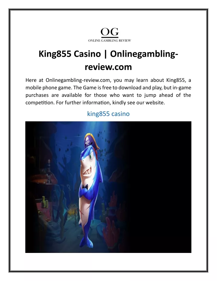 king855 casino onlinegambling review com