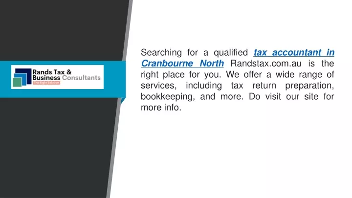 searching for a qualified tax accountant