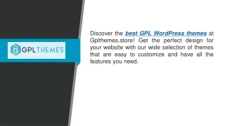 Best Gpl Wordpress Themes Gplthemes.store