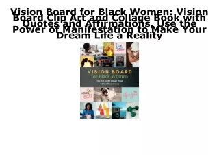 [PDF] DOWNLOAD FREE Vision Board for Black Women: Vision Board Clip Art and Coll