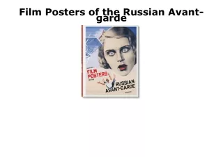 READ [PDF] Film Posters of the Russian Avant-garde bestseller