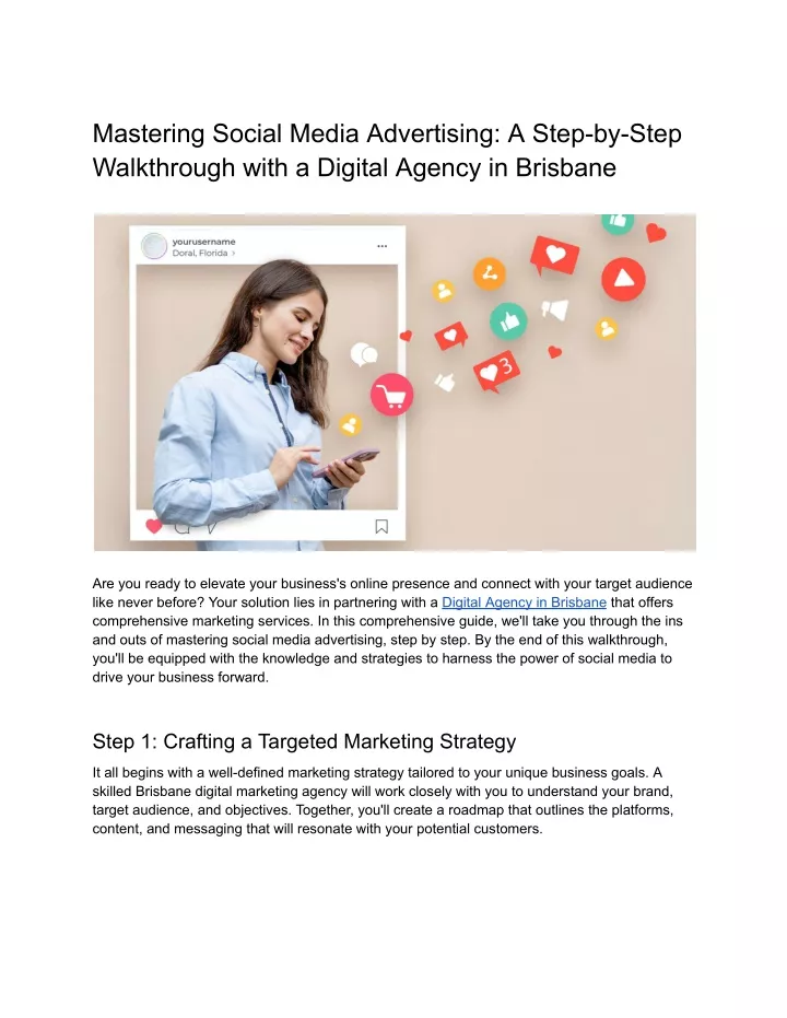 mastering social media advertising a step by step