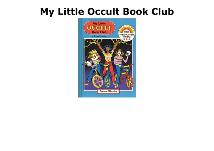 my little occult book club