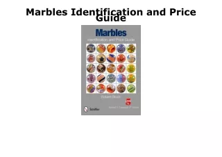 PDF Marbles Identification and Price Guide ipad