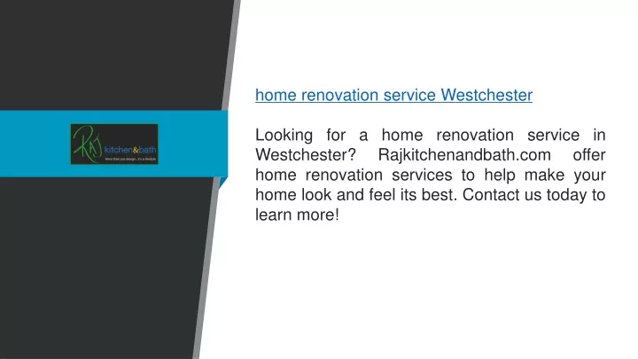 home renovation service westchester looking