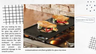 Pancake Griddle For Glass Top Stove