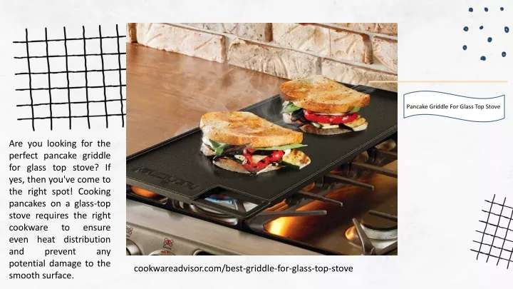 pancake griddle for glass top stove