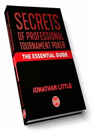 DOWNLOAD/PDF Secrets of Professional Tournament Poker: The Essential Guide