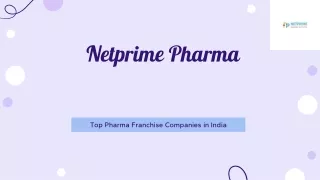Netprime Pharma Top Pharma Franchise Companies in India