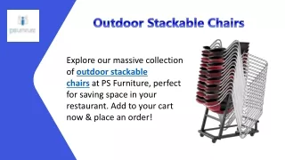 Outdoor Stackable Chairs