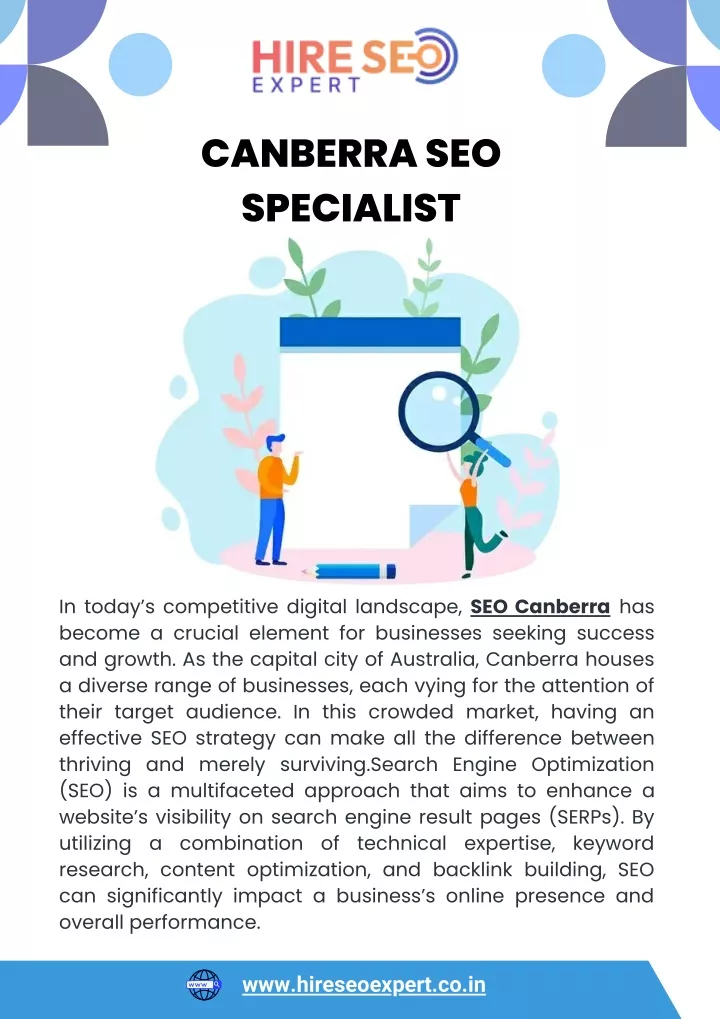 canberra seo specialist