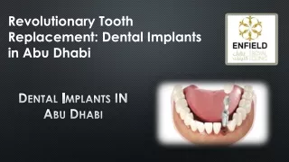 dental implants in Abu Dhabi