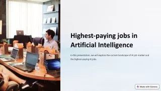 Highest-paying jobs in Artificial Intelligence