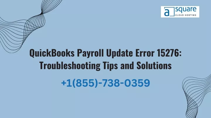 quickbooks payroll update error 15276