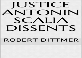 Read ebook [PDF] Justice Stephen Breyer Dissents