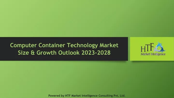 computer container technology market size growth