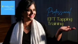 Vitality Living College: Your Source for EFT Tapping Training