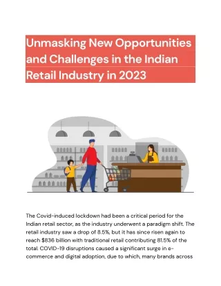 Unmasking New Opportunities and Challenges in the Indian Retail Industry in 2023