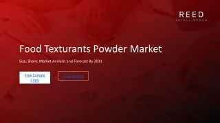 food texturants powder market