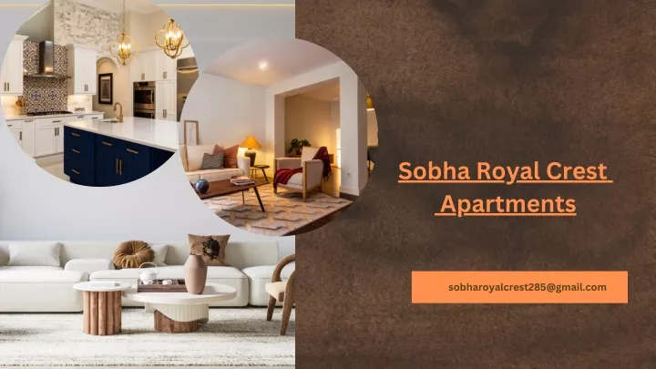 sobha royal crest apartments