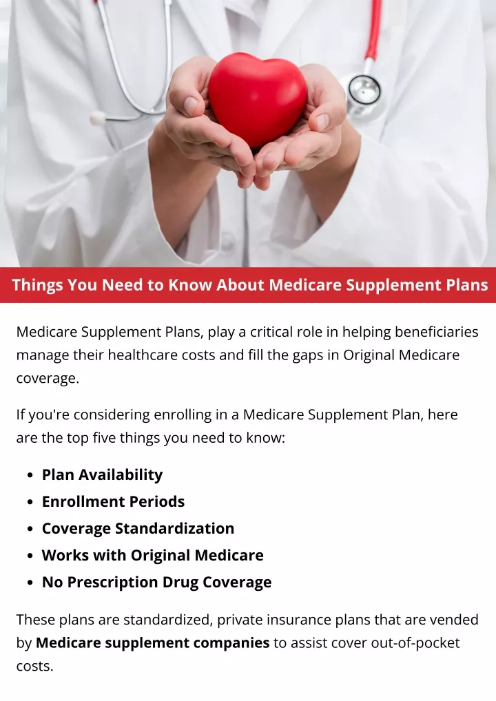 things you need to know about medicare supplement