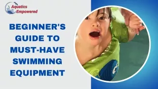 Equipment For Beginners In Swimming  Aquatics Empowered